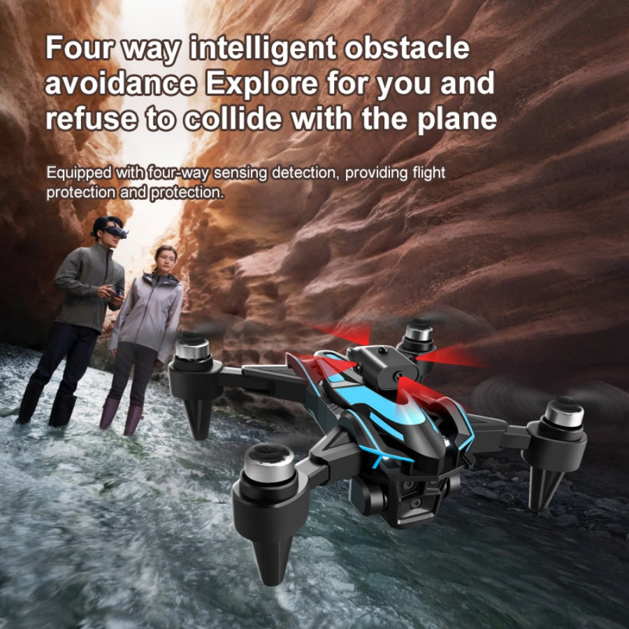 Hobby Drone with Screen Remote Control, HD Dual Camera, Brushless Motor, Speed Adjustment, Altitude Hold & Hovering, One-Key Takeoff, 3D Flips, 2 Batteries, APP Control, LED Lights, Adult & Beginner-Friendly FPV Quadcopter