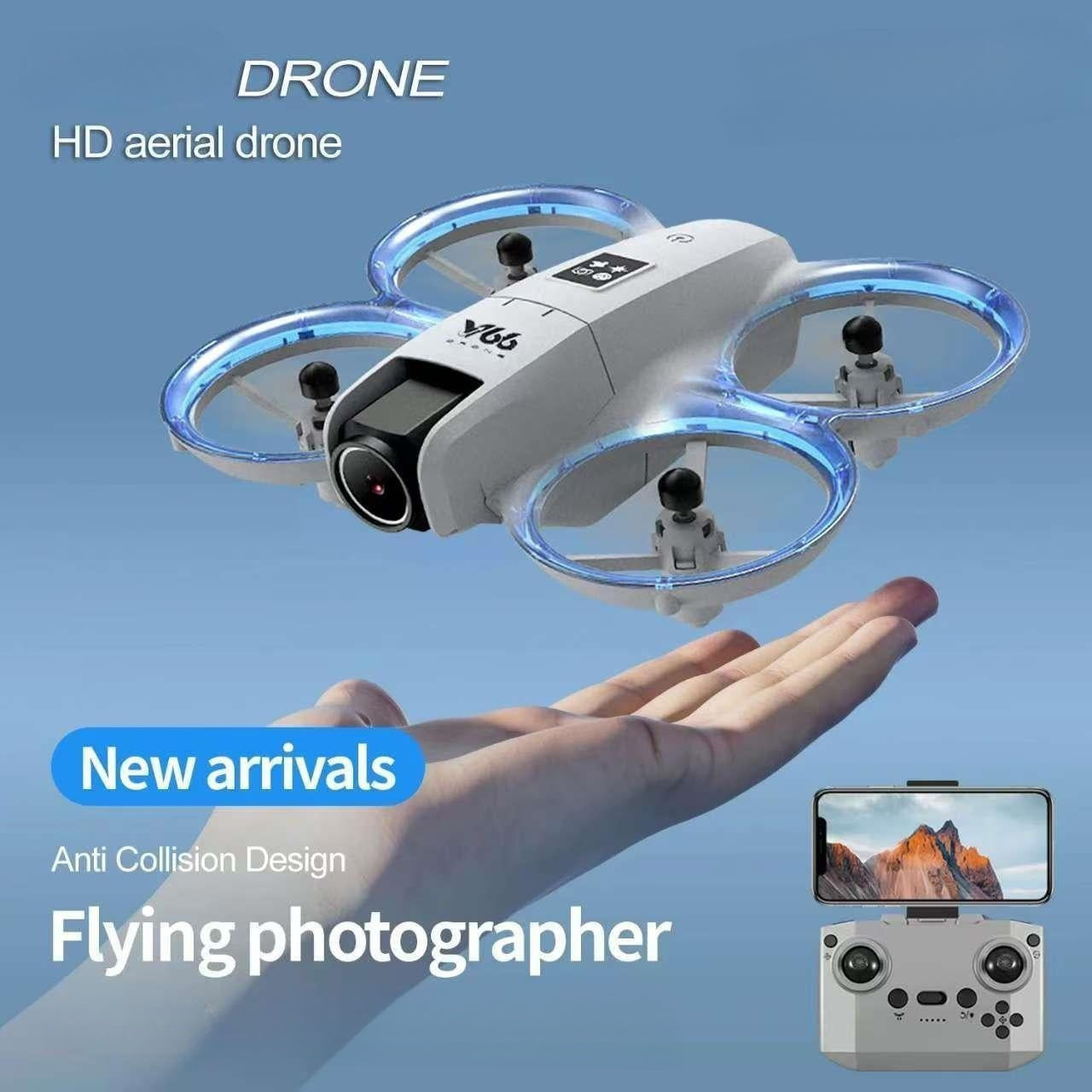 Small Drone with Dual Cameras, Propeller Guard, Altitude Hold, One-Key Takeoff, 3D Flips, 2 Batteries, Intelligent Obstacle Avoidance, Remote Control Helicopter Airplane, Hovering, APP Control, LED Lights, for Beginners FPV Palm Takeoff Mini Quadcopter