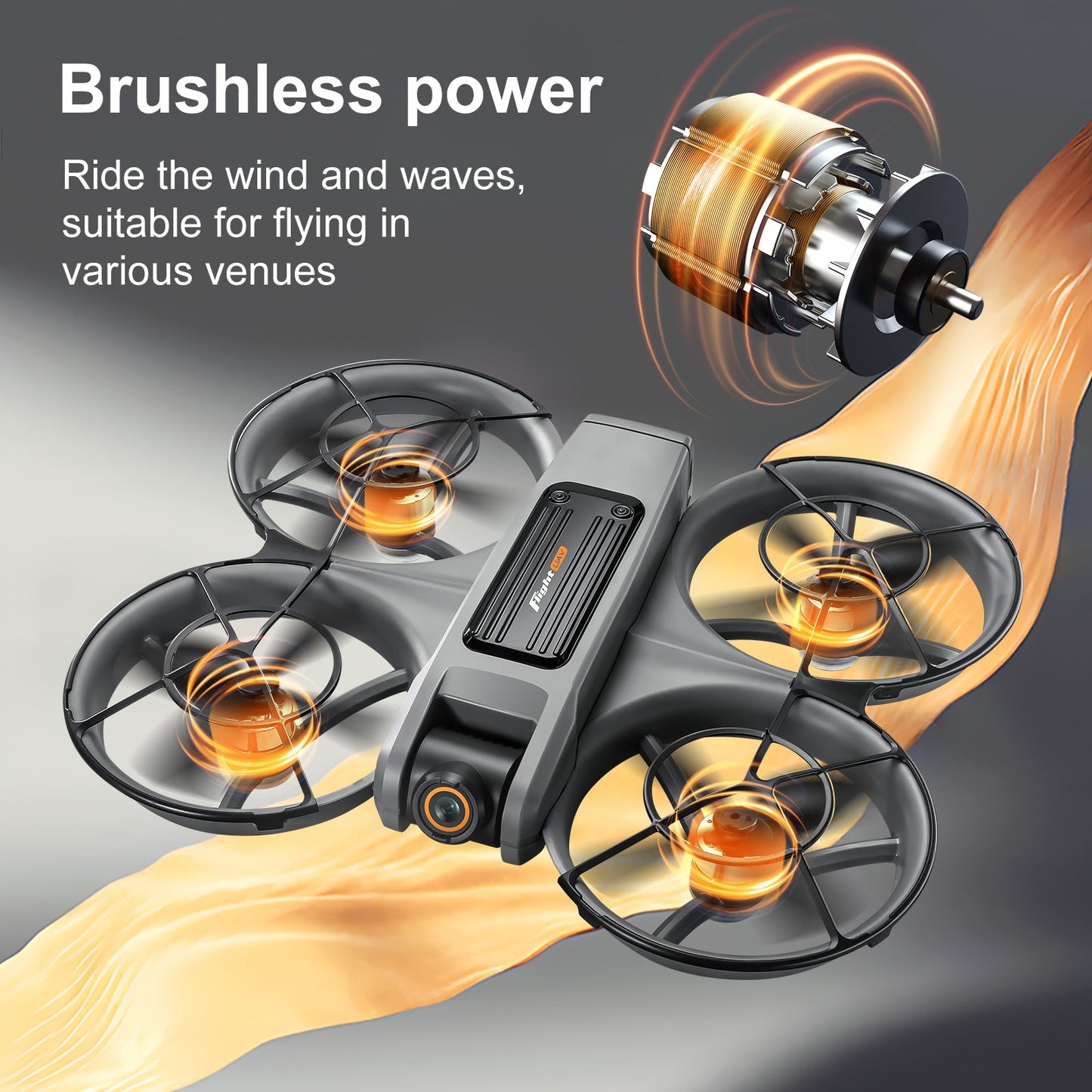 RC Drone with 4.92" Screen Controller, HD Dual Camera, 2 Batteries & 8GB Card, 360° Flip, Brushless Motor, Optical Flow Hover, Propeller Guard, Headless Mode, One-Key Takeoff/Landing, 、Trajectory Flight, Night LED, Beginner-Friendly FPV Adult Quadcopter