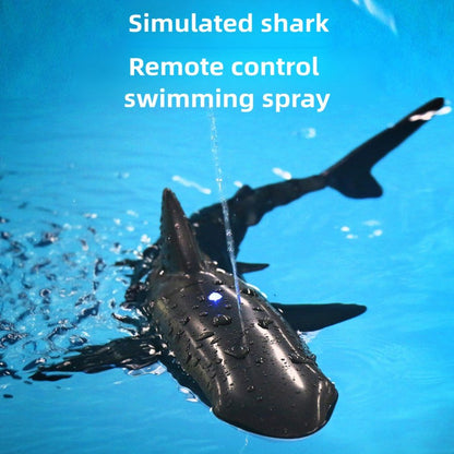 Bennol 2.4G RC Shark Toy for Boys Kids, 1:18 High Simulation Shark for Pool, Electric RC Shark Fish Toy with Light & Spray Water, Ideal Gift for 6+ Year Old Boys