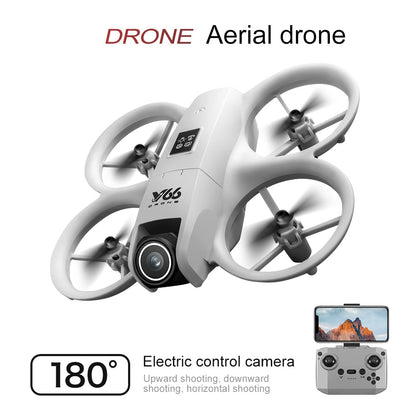Small Drone with Dual Cameras, Propeller Guard, Altitude Hold, One-Key Takeoff, 3D Flips, 2 Batteries, Intelligent Obstacle Avoidance, Remote Control Helicopter Airplane, Hovering, APP Control, LED Lights, for Beginners FPV Palm Takeoff Mini Quadcopter