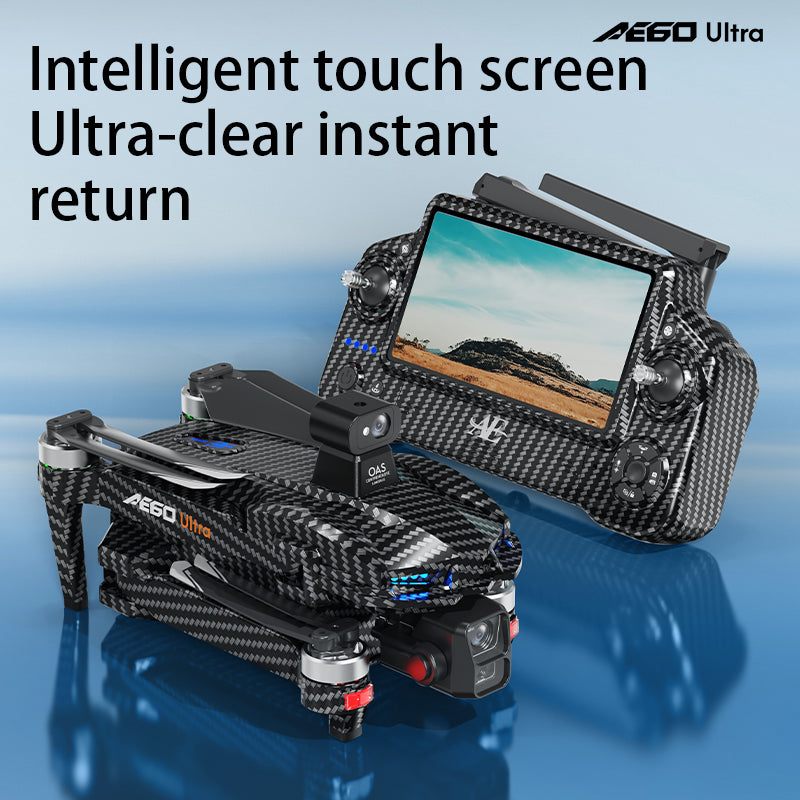 Drop Drone, GPS, 7.2" Touchscreen RC, 4K Dual Cameras, 3-Axis Gimbal, 360° Obstacle Avoidance, Brushless Motors, Optical Flow Hover, Intelligent Follow, 2 Batteries for 90 Mins Flight, FPV Aerial Drone for Adults & Beginners
