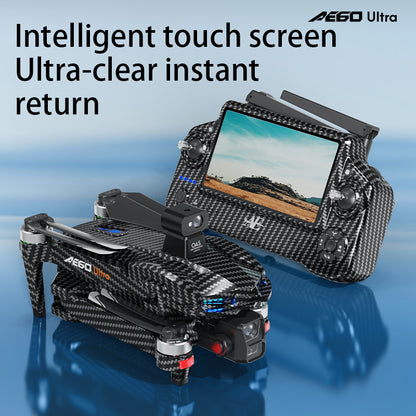 Drop Drone, GPS, 7.2" Touchscreen RC, 4K Dual Cameras, 3-Axis Gimbal, 360° Obstacle Avoidance, Brushless Motors, Optical Flow Hover, Intelligent Follow, 2 Batteries for 90 Mins Flight, FPV Aerial Drone for Adults & Beginners