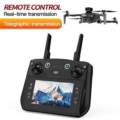 RC Drone, Large Screen Remote Control, 2 Batteries, GPS, HD Dual Camera, Intelligent Follow, One-Key Return, Optical Flow Hover, Trajectory Flight, Headless Mode, Brushless Motor, LED Lights, Foldable Body, Holiday Gift, Ideal for Adults & Beginners.