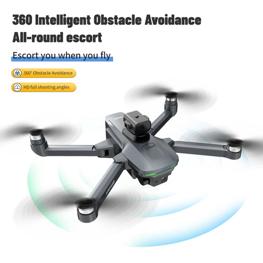 GPS Drone with 4.5" Large Screen Remote Control, HD Dual Cameras, 2 Batteries, One-Key Return, Follow Me, Speed Adjustment, Optical Flow Positioning, Headless Mode, Gesture Shooting, LED Lights, FPV Quadcopter Suitable for Adults & Beginners