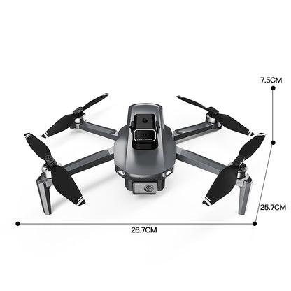 RC Drone, Large Screen Remote Control, 2 Batteries, GPS, HD Dual Camera, Intelligent Follow, One-Key Return, Optical Flow Hover, Trajectory Flight, Headless Mode, Brushless Motor, LED Lights, Foldable Body, Holiday Gift, Ideal for Adults & Beginners.