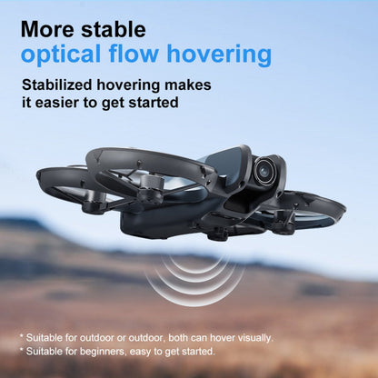 RC Drone w/ Display Screen Remote, Dual 180° Adjustable Cameras, Optical Flow, Brushless Motor, 360° Propeller Guard, One Key Takeoff/Landing, Headless Mode, Waypoint Flight. 2 Batteries & Full Accessories, Beginner-Friendly Quadcopter