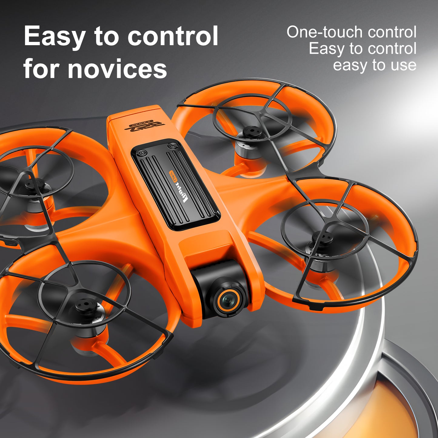 RC Drone with 4.92" Screen Controller, HD Dual Camera, 2 Batteries & 8GB Card, 360° Flip, Brushless Motor, Optical Flow Hover, Propeller Guard, Headless Mode, One-Key Takeoff/Landing, 、Trajectory Flight, Night LED, Beginner-Friendly FPV Adult Quadcopter