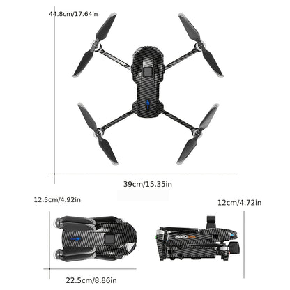 Drop Drone, GPS, 7.2" Touchscreen RC, 4K Dual Cameras, 3-Axis Gimbal, 360° Obstacle Avoidance, Brushless Motors, Optical Flow Hover, Intelligent Follow, 2 Batteries for 90 Mins Flight, FPV Aerial Drone for Adults & Beginners