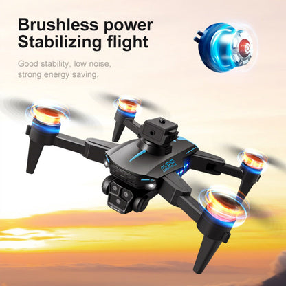 Hobby Drone with Screen Remote Control, HD Dual Camera, Brushless Motor, Speed Adjustment, Altitude Hold & Hovering, One-Key Takeoff, 3D Flips, 2 Batteries, APP Control, LED Lights, Adult & Beginner-Friendly FPV Quadcopter