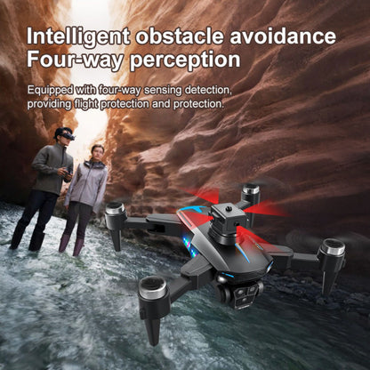 Hobby Drone with Screen Remote Control, HD Dual Camera, Brushless Motor, Speed Adjustment, Altitude Hold & Hovering, One-Key Takeoff, 3D Flips, 2 Batteries, APP Control, LED Lights, Adult & Beginner-Friendly FPV Quadcopter
