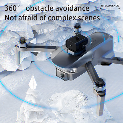 RC Drone, Large Screen Remote Control, 2 Batteries, GPS, HD Dual Camera, Intelligent Follow, One-Key Return, Optical Flow Hover, Trajectory Flight, Headless Mode, Brushless Motor, LED Lights, Foldable Body, Holiday Gift, Ideal for Adults & Beginners.
