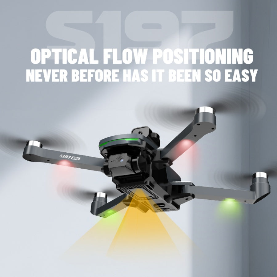 GPS Drone with 4.5" Large Screen Remote Control, HD Dual Cameras, 2 Batteries, One-Key Return, Follow Me, Speed Adjustment, Optical Flow Positioning, Headless Mode, Gesture Shooting, LED Lights, FPV Quadcopter Suitable for Adults & Beginners