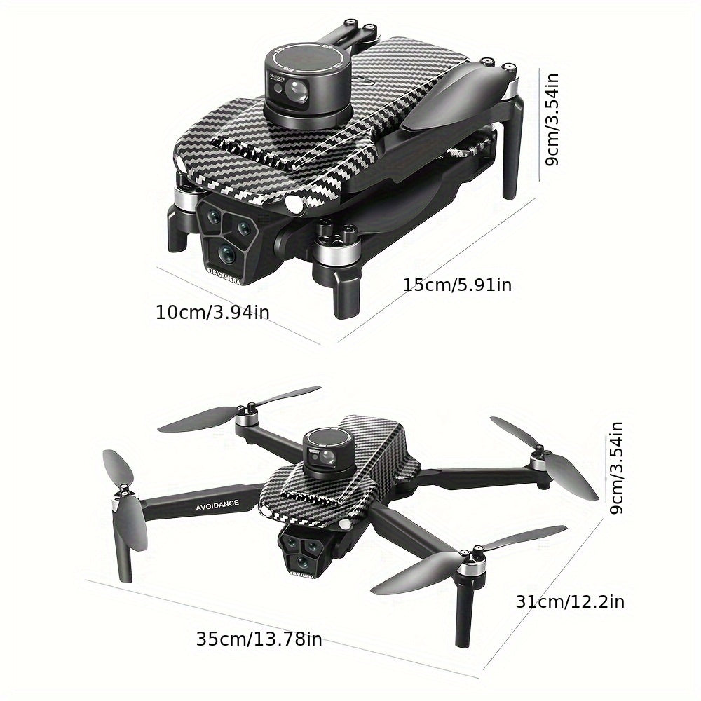 GPS FPV Drone, 360° Laser Obstacle Avoidance, Dual Cameras, 4.5" Screen Controller, Brushless Motor, 3280ft Range, Auto Return, Follow Me, 2×3000mAh Batteries (60 Mins Flight), Optical Flow Positioning, APP Control, Beginner-Friendly Quadcopter.