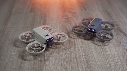 Mini RC Drone with Camera for Adults Kids, Quadcopter with Full Propeller Guard, Obstacle Avoidance & Optical Flow Positioning, 90° Adjustable Lens, LED Lights, Altitude Hold, 360° Flips, One Key Start, Headless Mode, 2 Batteries, Perfect for Beginners