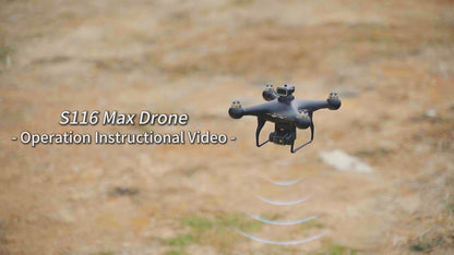 RC Drone Quadcopter with Screen Remote Controller, 2 Batteries, HD Dual Camera, Optical Positioning, Brushless Motor, 360° Flip, Headless Mode, LED Lights, Obstacle Avoidance,Suitable for Adults & Beginners, Outdoor Aerial Photography & Holiday Gift