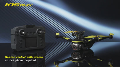 RC Drone with Screen Remote Control, HD Dual Camera, Brushless Motor, 2 Batteries, Altitude Hold & Hovering, Speed Adjustment, One-Key Takeoff, 3D Flips, APP Control, LED Lights, Adult & Beginner-Friendly FPV Quadcopter.