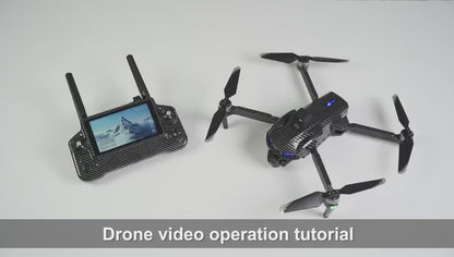 Drop Drone, GPS, 7.2" Touchscreen RC, 4K Dual Cameras, 3-Axis Gimbal, 360° Obstacle Avoidance, Brushless Motors, Optical Flow Hover, Intelligent Follow, 2 Batteries for 90 Mins Flight, FPV Aerial Drone for Adults & Beginners